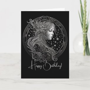 Tarjeta Festiva Crea tu propia astrología mística Virgo Zodiac