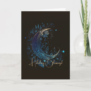Tarjeta Festiva Crea tu propia luna mágica