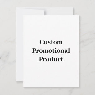 Tarjeta Festiva Crea Tu Propia Promoción de Marca Simple