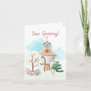 Tarjeta Festiva Crea Tu Propio Ángel de Oración Cristiano de Navid