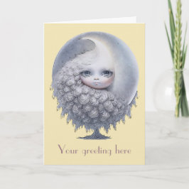 Tarjeta Festiva Crea tu propio árbol de la luna dulce