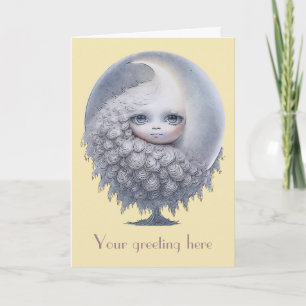 Tarjeta Festiva Crea tu propio árbol de la luna dulce