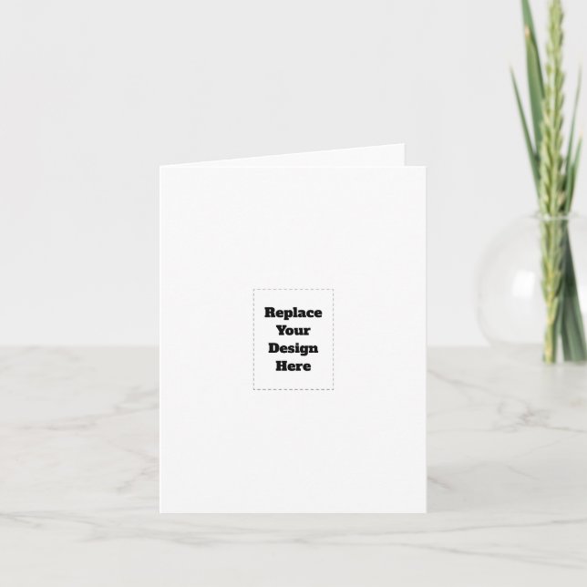 Tarjeta Festiva Crea tu propio blanco  (Anverso)