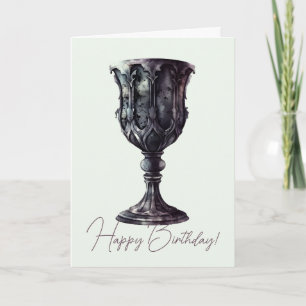 Tarjeta Festiva Crea tu propio cáliz gótico medieval