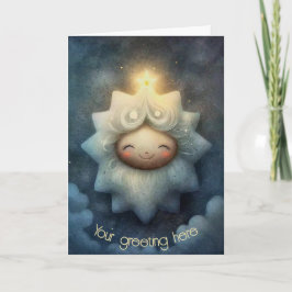 Tarjeta Festiva Crea tu propio cielo estrellado adorable