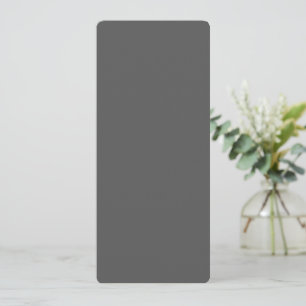 Tarjeta Festiva Crea tu propio diseño personalizado gris oscuro