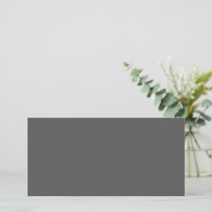 Tarjeta Festiva Crea tu propio diseño personalizado gris oscuro