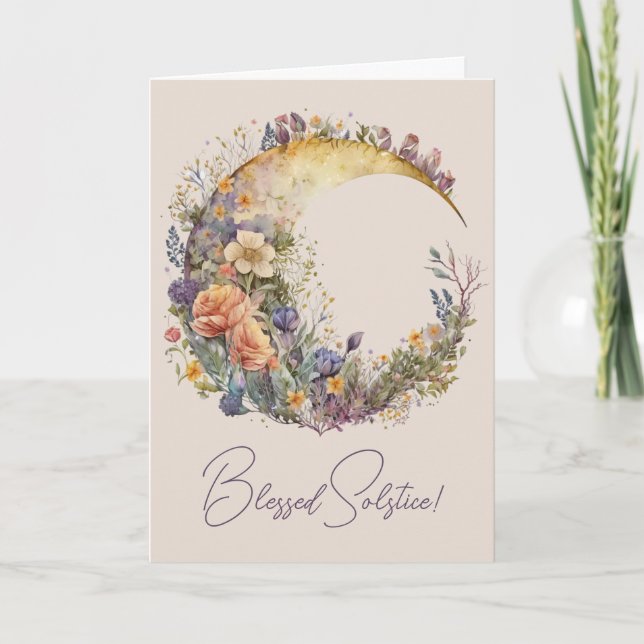 Tarjeta Festiva Crea tu propio jardín de verano floral creciente l (Anverso)