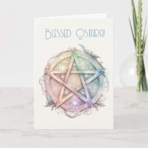Tarjeta Festiva Crea tu Propio Pentáculo Pastel de Estrellas Arcoí