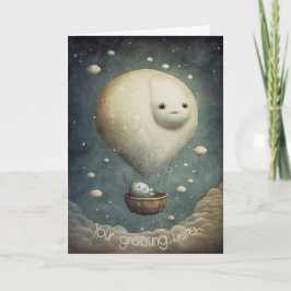 Tarjeta Festiva Crea tu propio viaje en globo aerostático de ensue