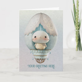 Tarjeta Festiva Crea tu propio viaje en globo de aire caliente