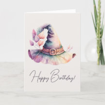 Crea tus propias hojas de Gorra de bruja arcoiris