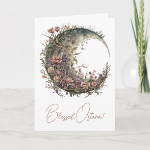 Tarjeta Festiva Crea tus propias rosas románticas Floral Moon