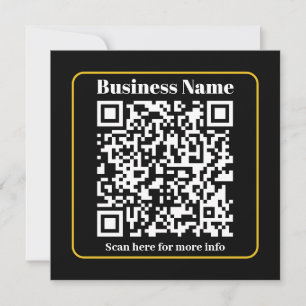 Tarjeta Festiva Crea un código QR empresarial escaneable al instan