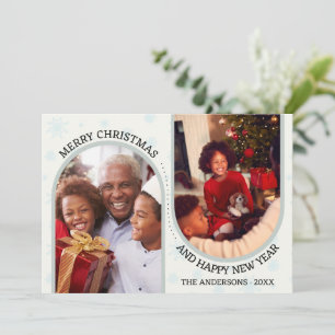 Tarjeta Festiva Crear Navidades de crema fotográfica de arca Perso