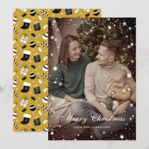 Tarjeta Festiva Crear Navidades fotográficos virtuales instantáneo