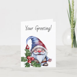 Tarjeta Festiva Crear su propio genoma de Navidades inteligentes