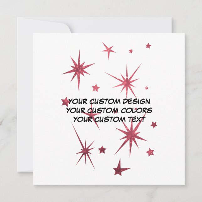 Tarjeta Festiva Crear su propio personal (Anverso)
