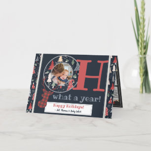 Tarjeta Festiva Crear sus propios Navidades de fotos de bingo de c