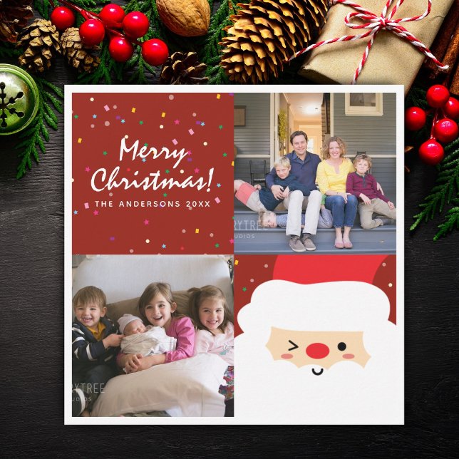 Tarjeta Festiva Crear sus propios Navidades de fotos familiares pe (Subido por el creador)
