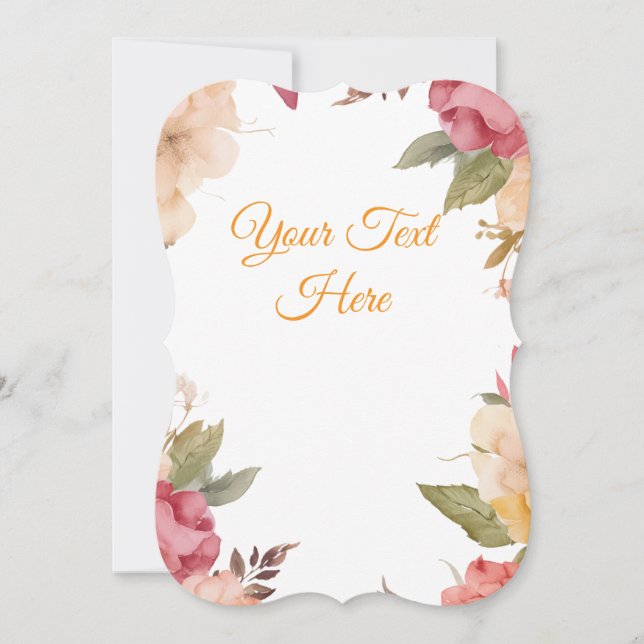 Tarjeta Festiva Crear tu propia personalización (Anverso)