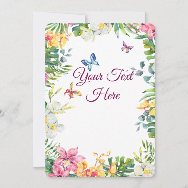 Tarjeta Festiva Crear tu propia personalización (Anverso)