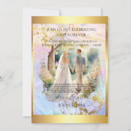 Tarjeta Festiva Create Your Dream Wedding Cards: Fully Editable & 