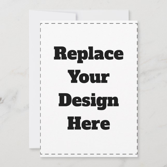 Tarjeta Festiva Create Your Own white  (Anverso)