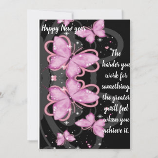 Tarjeta Festiva creative New Year card