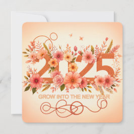 Tarjeta Festiva Crecer en el Año Nuevo