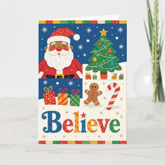 Tarjeta Festiva Cree (Anverso)