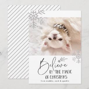 Tarjeta Festiva Cree Foto de Mascota
