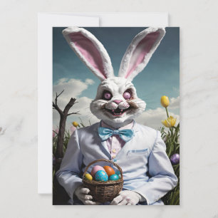 Tarjeta Festiva Creepe Easter Bunny Dreamland