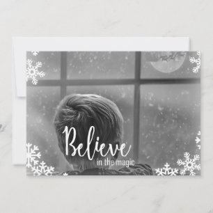 Tarjeta Festiva Creer 1Tarjeta de Navidades de copas de nieve