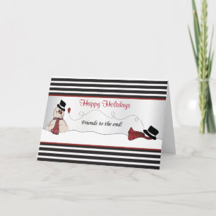 Tarjeta Festiva Creer - Amigos hasta el final ⛄