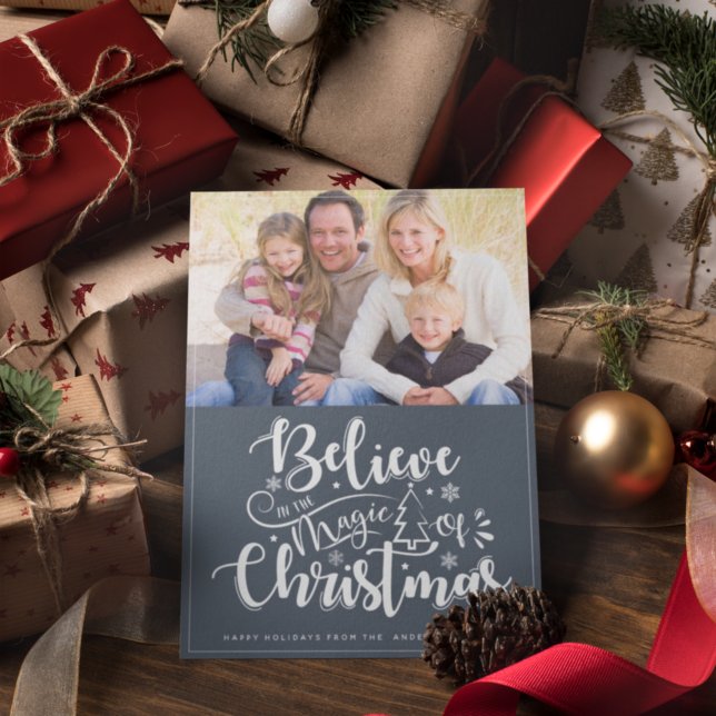 Tarjeta Festiva Creer en la magia de los Navidades (Subido por el creador)