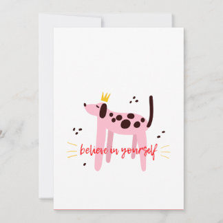 Tarjeta Festiva Creer en ti mismo