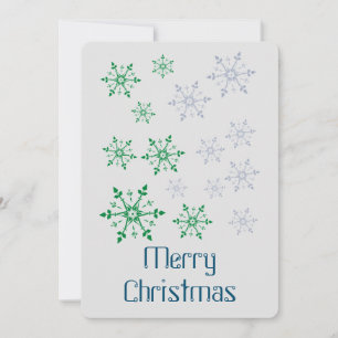 Tarjeta Festiva cretino de nieve tierno