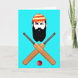 Tarjeta Festiva Cricket W G Grace