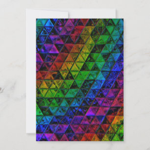 Tarjeta Festiva Cristal de orgullo