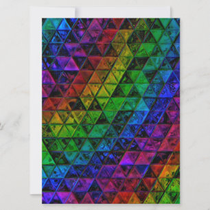 Tarjeta Festiva Cristal de orgullo