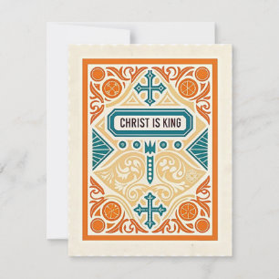 Tarjeta Festiva Cristo es Rey