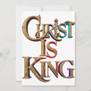 Tarjeta Festiva Cristo es Rey