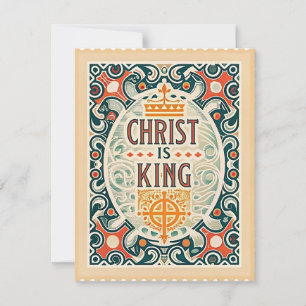 Tarjeta Festiva Cristo es Rey