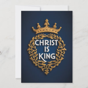 Tarjeta Festiva Cristo es Rey