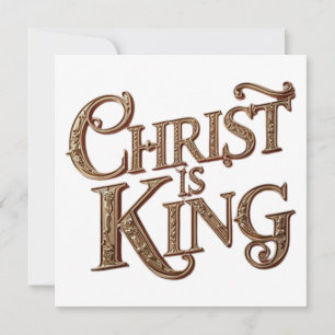 Tarjeta Festiva Cristo es Rey