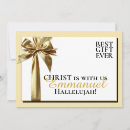 Tarjeta Festiva CRISTO ESTÁ CON LOS MEJORES Navidades NOSOTROS