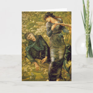 Tarjeta Festiva CROMATOGRAFÍA GASEOSA de Edward Burne-Jones - de