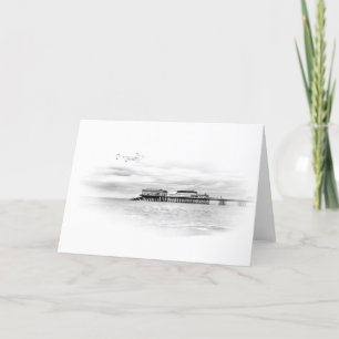 Tarjeta Festiva Cromer Pier, Inglaterra, Norfolk