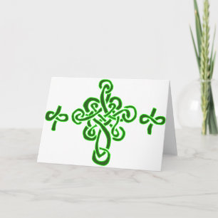 Tarjeta Festiva Cruces célticas